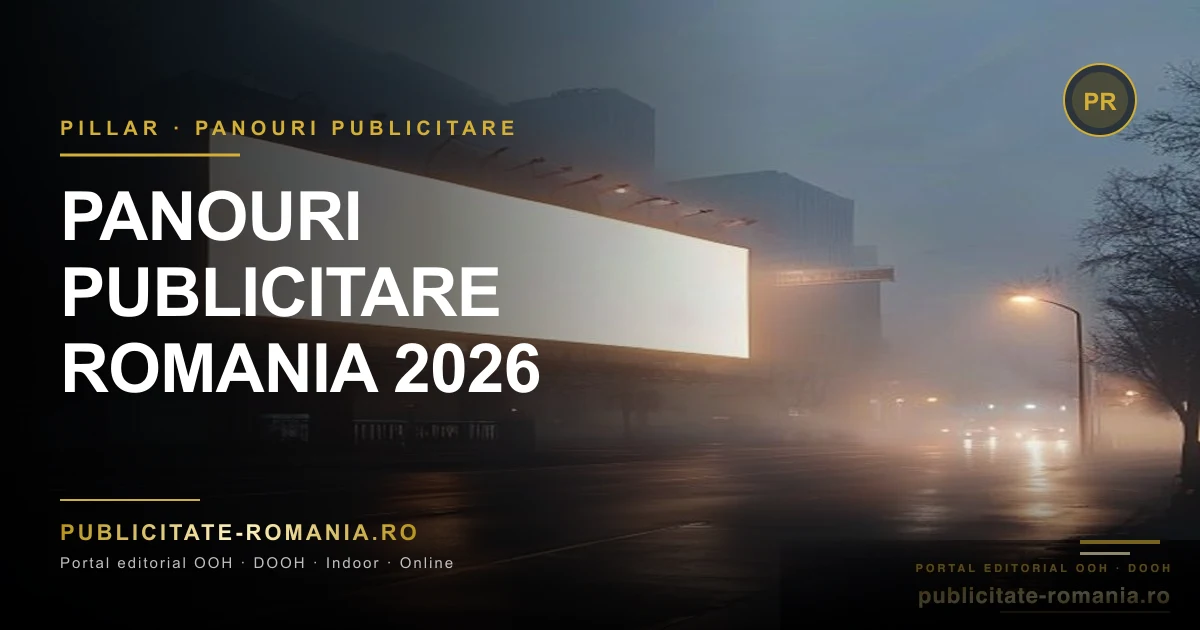 Panouri publicitare Romania - tipuri city light backlit billboard unipol mesh