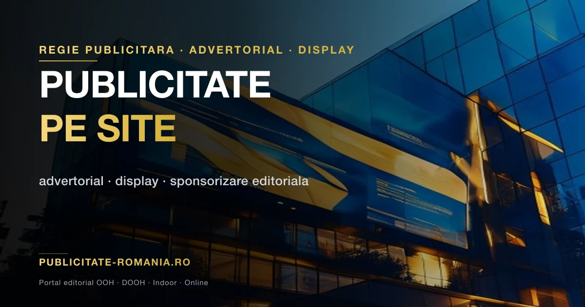 Advertorial Publicitate Romania - articol sponsorizat audienta B2B marketing